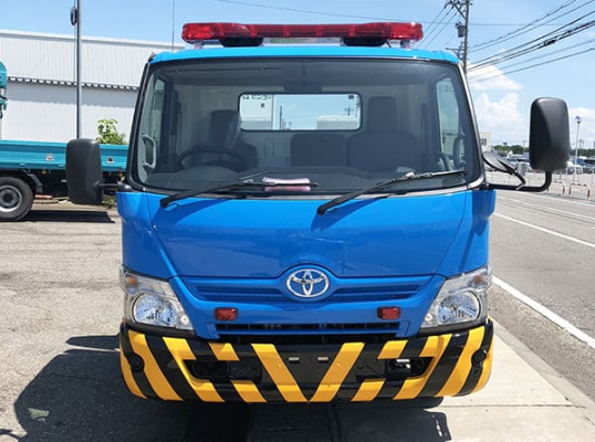 JAFレッカー車正面